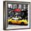 Safari CityPop Collection - New York Yellow Cab in Soho IV-Philippe Hugonnard-Framed Photographic Print