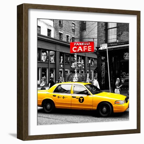 Safari CityPop Collection - New York Yellow Cab in Soho IV-Philippe Hugonnard-Framed Photographic Print