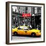 Safari CityPop Collection - New York Yellow Cab in Soho IV-Philippe Hugonnard-Framed Photographic Print