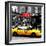 Safari CityPop Collection - New York Yellow Cab in Soho IV-Philippe Hugonnard-Framed Photographic Print