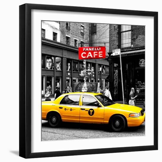 Safari CityPop Collection - New York Yellow Cab in Soho IV-Philippe Hugonnard-Framed Photographic Print