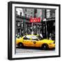 Safari CityPop Collection - New York Yellow Cab in Soho IV-Philippe Hugonnard-Framed Photographic Print