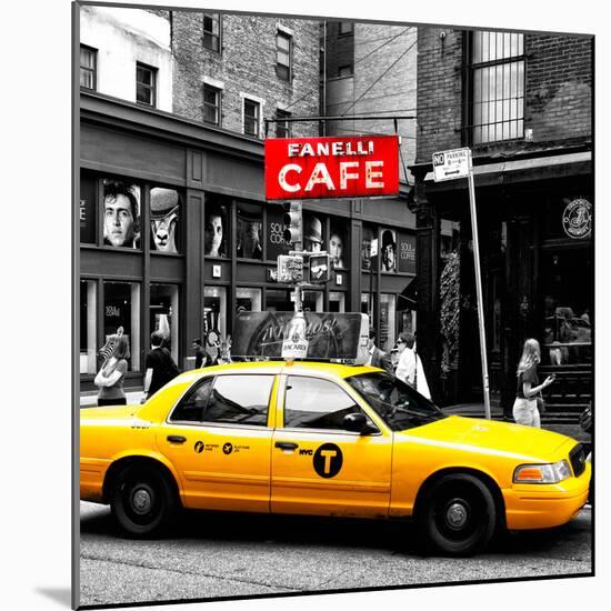 Safari CityPop Collection - New York Yellow Cab in Soho IV-Philippe Hugonnard-Mounted Photographic Print