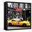 Safari CityPop Collection - New York Yellow Cab in Soho IV-Philippe Hugonnard-Framed Stretched Canvas