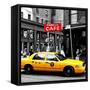 Safari CityPop Collection - New York Yellow Cab in Soho IV-Philippe Hugonnard-Framed Stretched Canvas