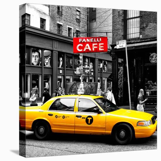 Safari CityPop Collection - New York Yellow Cab in Soho IV-Philippe Hugonnard-Stretched Canvas