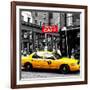 Safari CityPop Collection - New York Yellow Cab in Soho IV-Philippe Hugonnard-Framed Photographic Print