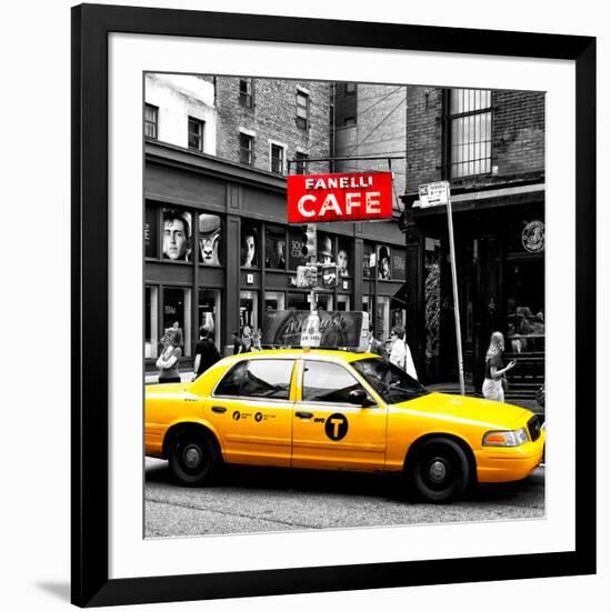 Safari CityPop Collection - New York Yellow Cab in Soho IV-Philippe Hugonnard-Framed Photographic Print