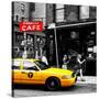 Safari CityPop Collection - New York Yellow Cab in Soho V-Philippe Hugonnard-Stretched Canvas