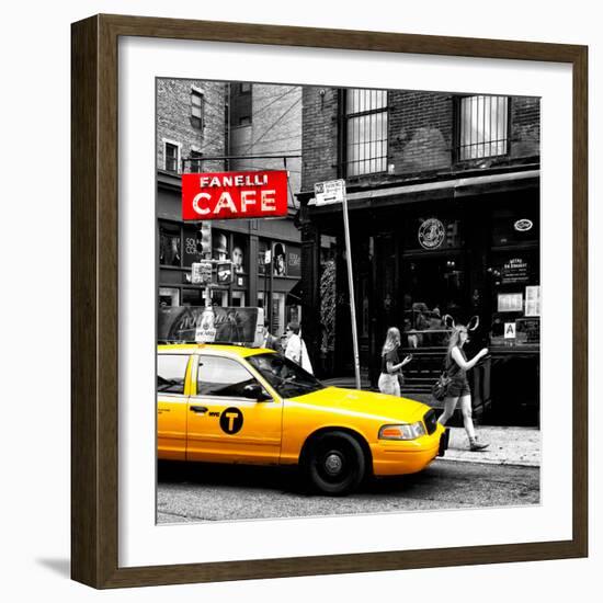 Safari CityPop Collection - New York Yellow Cab in Soho V-Philippe Hugonnard-Framed Photographic Print