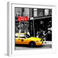 Safari CityPop Collection - New York Yellow Cab in Soho V-Philippe Hugonnard-Framed Photographic Print