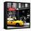 Safari CityPop Collection - New York Yellow Cab in Soho V-Philippe Hugonnard-Framed Stretched Canvas