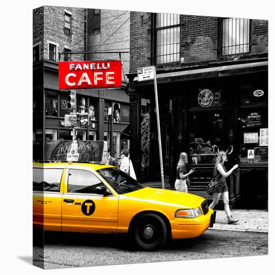 Safari CityPop Collection - New York Yellow Cab in Soho V-Philippe Hugonnard-Stretched Canvas