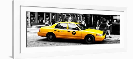 Safari CityPop Collection - New York Yellow Cab in Soho VI-Philippe Hugonnard-Framed Photographic Print