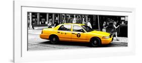 Safari CityPop Collection - New York Yellow Cab in Soho VI-Philippe Hugonnard-Framed Photographic Print