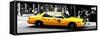 Safari CityPop Collection - New York Yellow Cab in Soho VI-Philippe Hugonnard-Framed Stretched Canvas