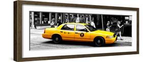 Safari CityPop Collection - New York Yellow Cab in Soho VI-Philippe Hugonnard-Framed Photographic Print