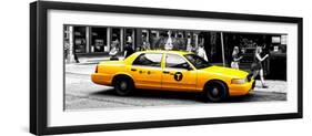 Safari CityPop Collection - New York Yellow Cab in Soho VI-Philippe Hugonnard-Framed Photographic Print