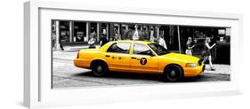 Safari CityPop Collection - New York Yellow Cab in Soho VI-Philippe Hugonnard-Framed Photographic Print