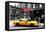 Safari CityPop Collection - New York Yellow Cab in Soho-Philippe Hugonnard-Framed Stretched Canvas