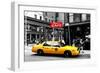 Safari CityPop Collection - New York Yellow Cab in Soho-Philippe Hugonnard-Framed Photographic Print