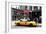 Safari CityPop Collection - New York Yellow Cab in Soho-Philippe Hugonnard-Framed Photographic Print