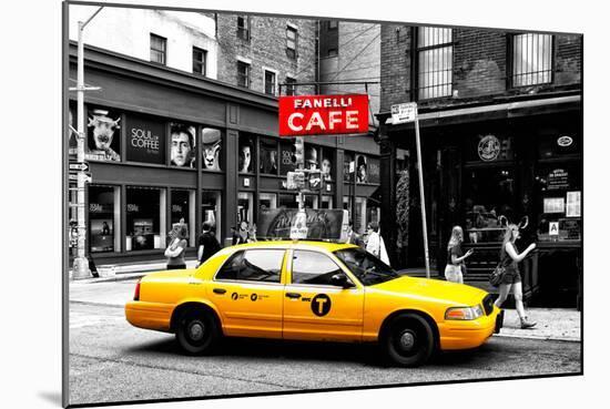 Safari CityPop Collection - New York Yellow Cab in Soho-Philippe Hugonnard-Mounted Photographic Print