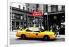 Safari CityPop Collection - New York Yellow Cab in Soho-Philippe Hugonnard-Framed Photographic Print