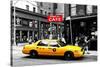 Safari CityPop Collection - New York Yellow Cab in Soho-Philippe Hugonnard-Stretched Canvas