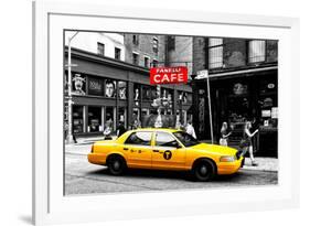 Safari CityPop Collection - New York Yellow Cab in Soho-Philippe Hugonnard-Framed Photographic Print