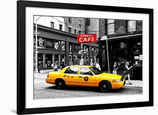 Safari CityPop Collection - New York Yellow Cab in Soho-Philippe Hugonnard-Framed Photographic Print