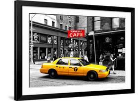 Safari CityPop Collection - New York Yellow Cab in Soho-Philippe Hugonnard-Framed Photographic Print