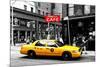 Safari CityPop Collection - New York Yellow Cab in Soho-Philippe Hugonnard-Mounted Photographic Print