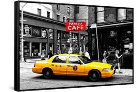 Safari CityPop Collection - New York Yellow Cab in Soho-Philippe Hugonnard-Framed Stretched Canvas