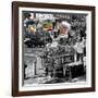 Safari CityPop Collection - NYC Hot Dog with Zebra Man II-Philippe Hugonnard-Framed Photographic Print