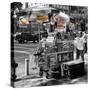Safari CityPop Collection - NYC Hot Dog with Zebra Man II-Philippe Hugonnard-Stretched Canvas