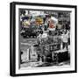 Safari CityPop Collection - NYC Hot Dog with Zebra Man II-Philippe Hugonnard-Framed Photographic Print