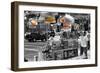 Safari CityPop Collection - NYC Hot Dog with Zebra Man III-Philippe Hugonnard-Framed Photographic Print