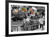 Safari CityPop Collection - NYC Hot Dog with Zebra Man III-Philippe Hugonnard-Framed Premium Photographic Print