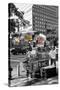 Safari CityPop Collection - NYC Hot Dog with Zebra Man-Philippe Hugonnard-Stretched Canvas