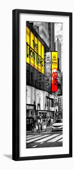 Safari CityPop Collection - Times Square Lion King II-Philippe Hugonnard-Framed Photographic Print