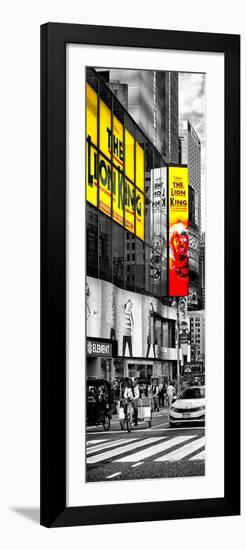 Safari CityPop Collection - Times Square Lion King II-Philippe Hugonnard-Framed Photographic Print