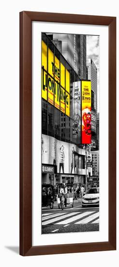 Safari CityPop Collection - Times Square Lion King II-Philippe Hugonnard-Framed Photographic Print