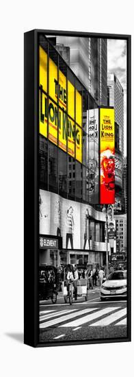 Safari CityPop Collection - Times Square Lion King II-Philippe Hugonnard-Framed Stretched Canvas