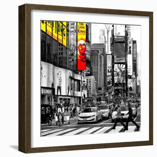 Safari CityPop Collection - Times Square Lion King IV-Philippe Hugonnard-Framed Photographic Print