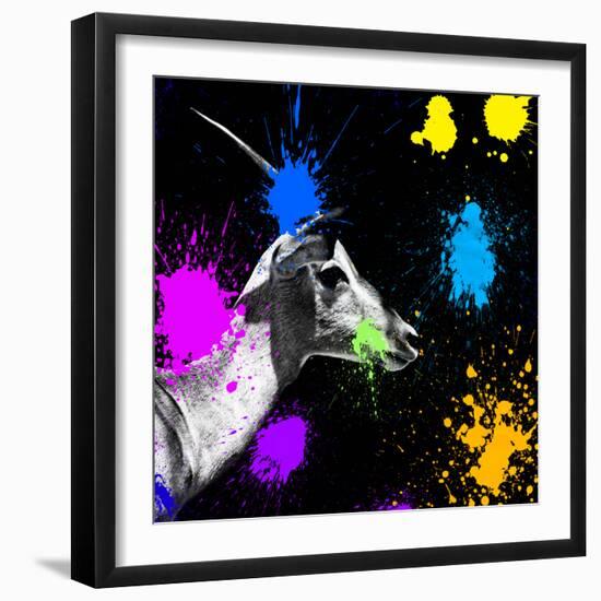 Safari Colors Pop Collection - Antelope Profile III-Philippe Hugonnard-Framed Giclee Print
