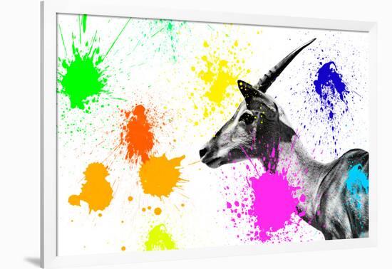 Safari Colors Pop Collection - Antelope Profile IV-Philippe Hugonnard-Framed Giclee Print