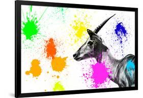 Safari Colors Pop Collection - Antelope Profile IV-Philippe Hugonnard-Framed Giclee Print