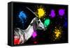 Safari Colors Pop Collection - Antelope V-Philippe Hugonnard-Framed Stretched Canvas