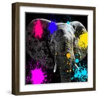 Safari Colors Pop Collection - Elephant III-Philippe Hugonnard-Framed Giclee Print